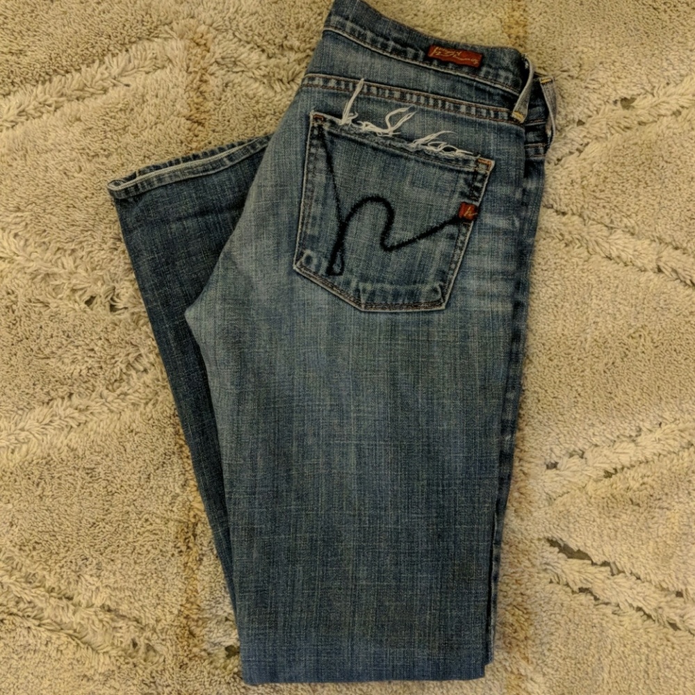 Distressed Citizens of Humanity Low bootcut.